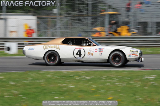 2008-04-26 Monza 0819 Classic Endurance Racing - Schwartz - Dodge Charger 1974